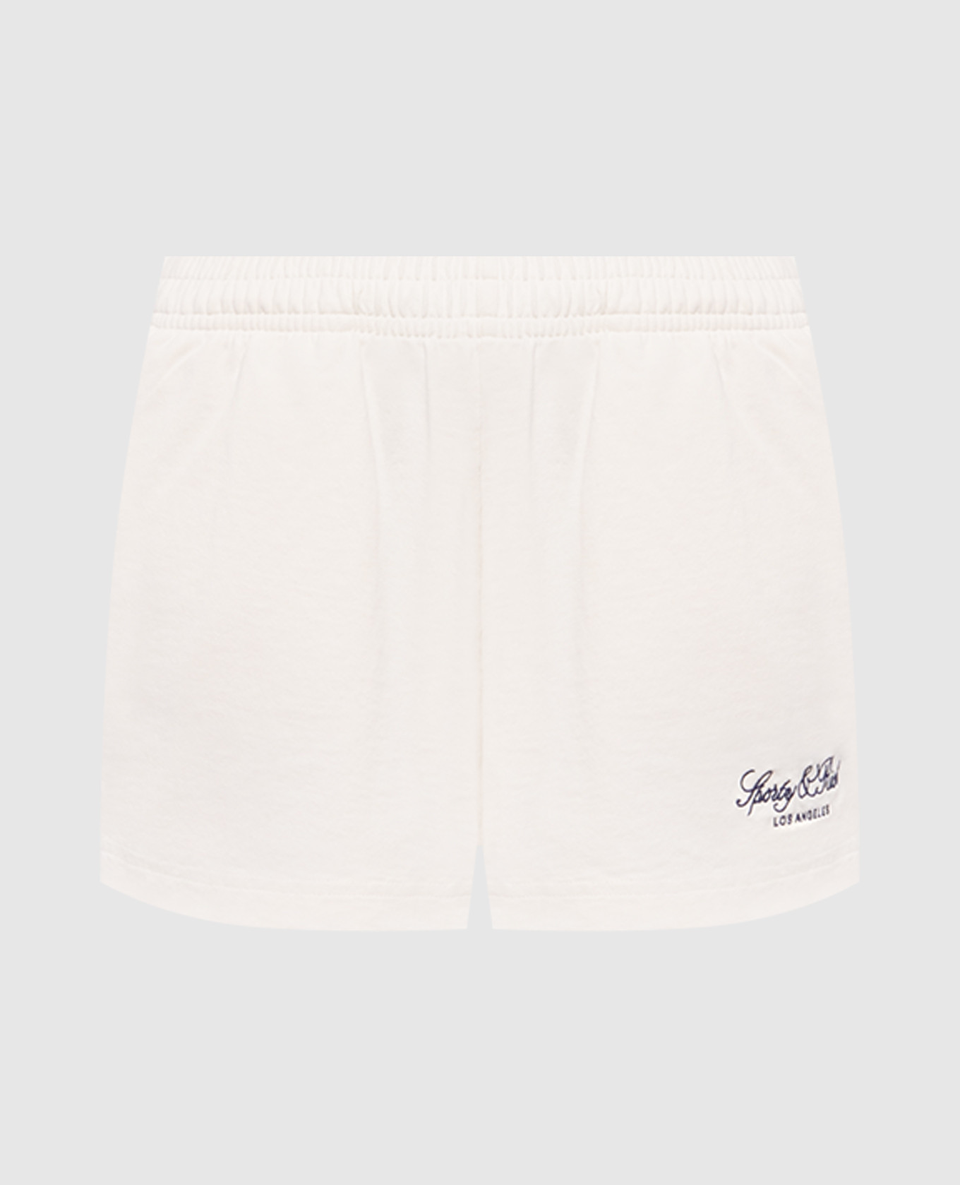 Short Vendôme LA beige avec broderie logo