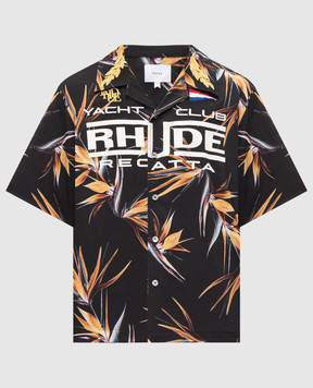 Rhude Black shirt REGATTA CLUB RHPS26SR03071