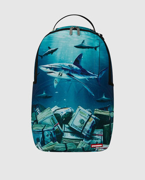 Sprayground SHARK SECURITY CEO children's blue backpack 910B7394NSZ