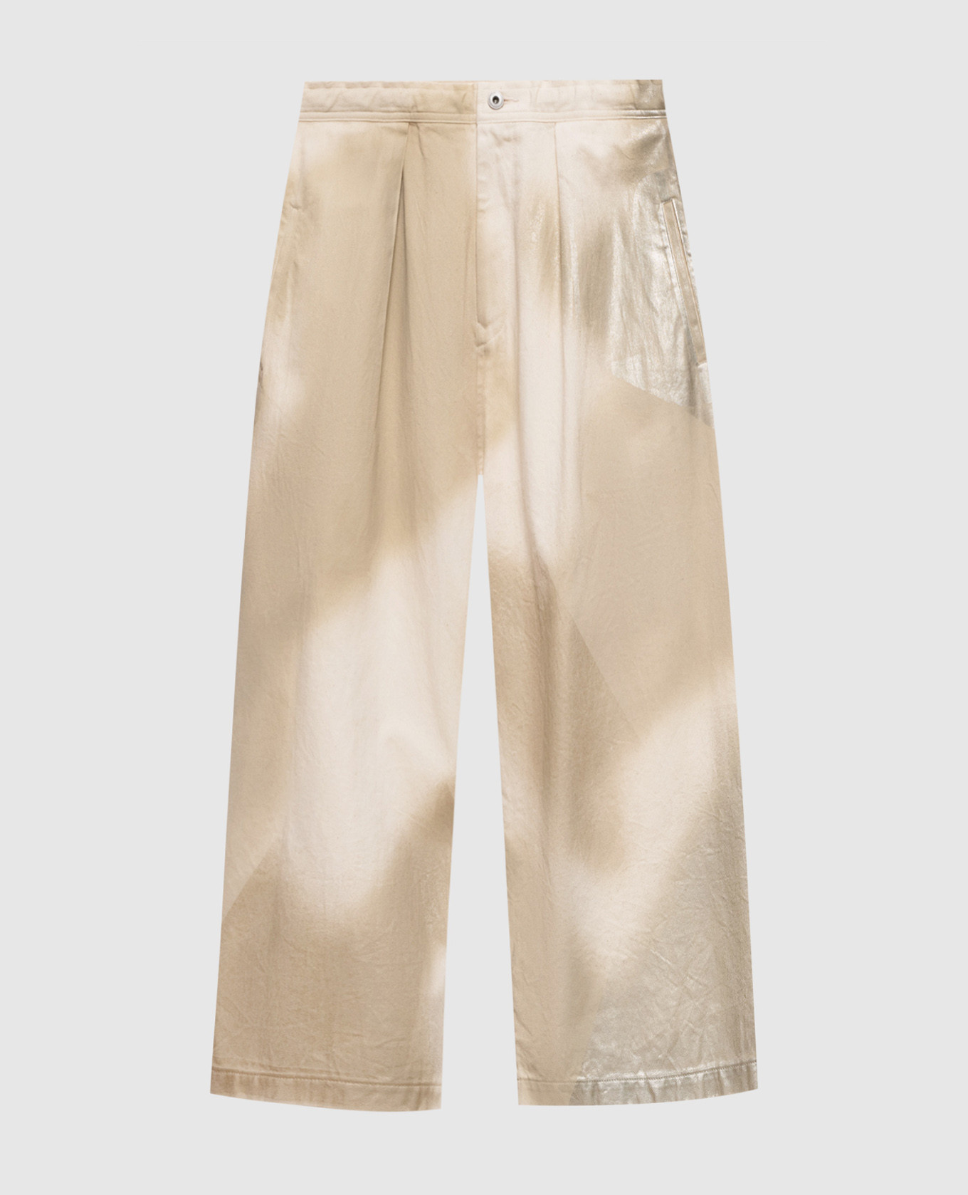 

Beige culottes with metallic spray effect Y`S Yamamoto