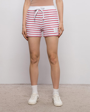 Thom Browne White striped shorts FJQ133AJ0268