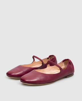 AGL Pink leather ballet flats IRIS IRIS