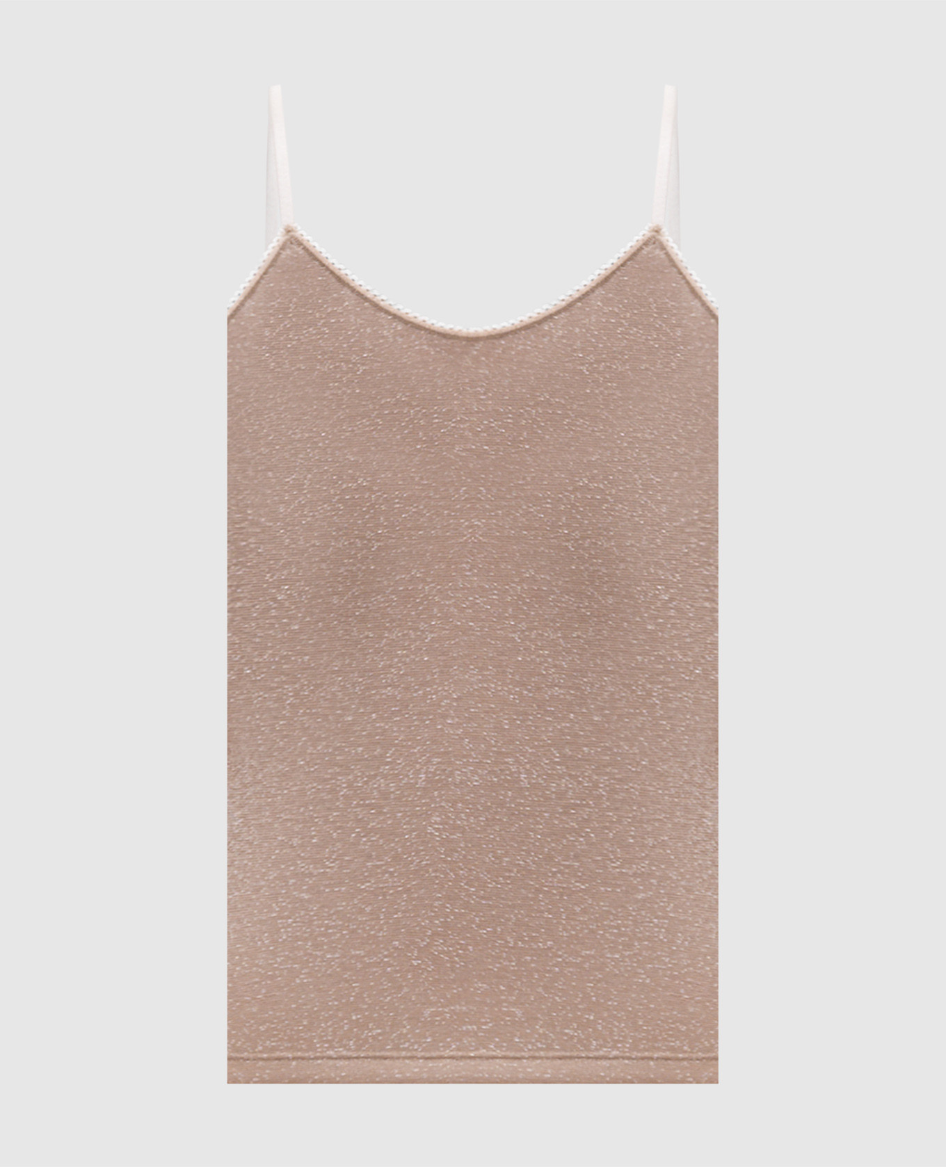 Airelle beige top with lurex