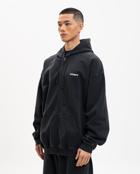 Vetements Black sports jacket with logo embroidery ME76ZU136B