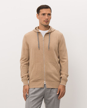Brunello Cucinelli Beige cashmere sports jacket M2223246G