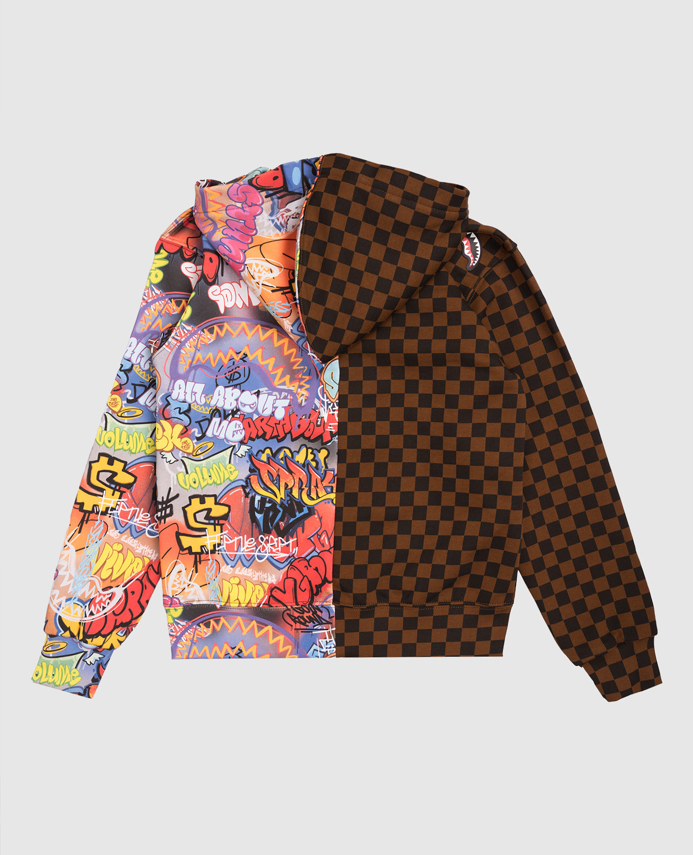 

Makes The World Go Round Split Kids Hoodie Sprayground, Brown