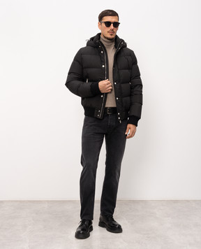 MooRER Black down jacket COVEN COVENSTP