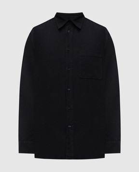 Trussardi Blue shirt with logo 5013N000015NMS102T15