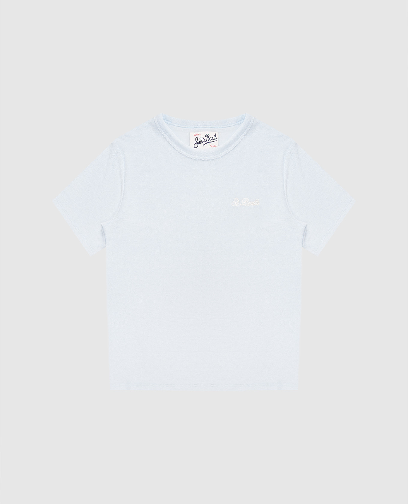 

Children's blue Terry T-shirt MC2 SAINT BARTH, Light blue