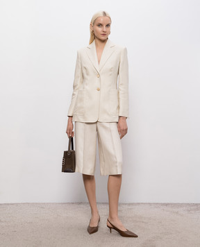 Max Mara Beige linen jacket MXMVOLONTA