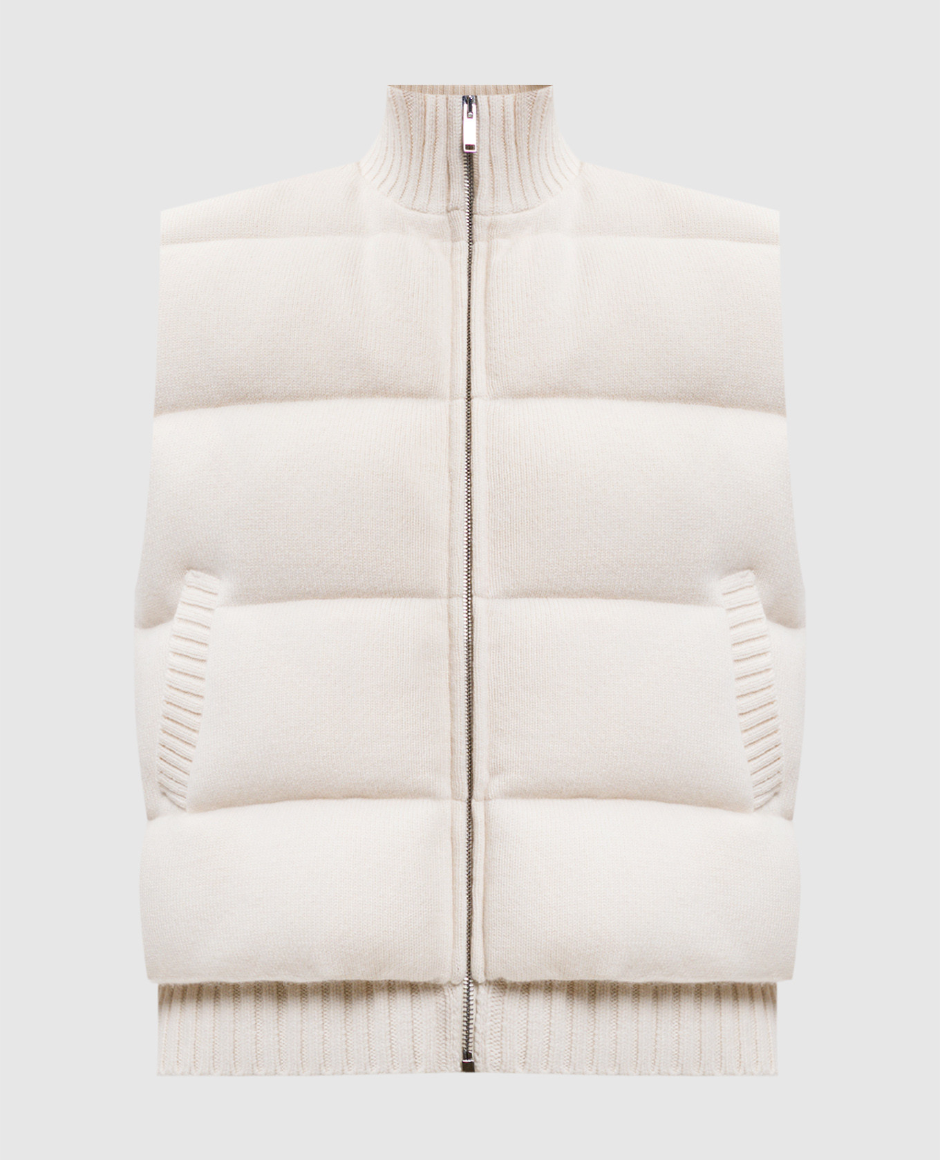 

Vend white merino wool down vest JOSEPH