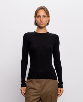 Gabriela Hearst Browning black cashmere and silk jumper X009246A003
