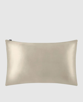 Fazzini Gray silk pillowcase LAGFEDS50X807