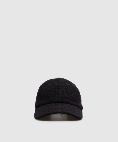 Berretto in tweed nero CASSANDRE
