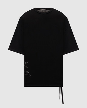 Ann Demeulemeester Black T-shirt with print B0014220FA206