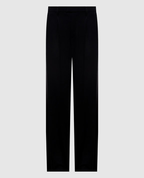 Brunello Cucinelli Black wool pants MG553P9338