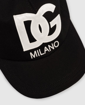 Dolce&Gabbana Children's black cap with logo LB4H80G7KN0