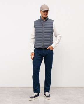 MooRER CALAF gray down vest CALAFS3