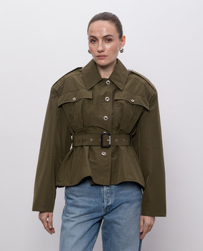 Alexander McQueen Khaki jacket 875815QEAHY