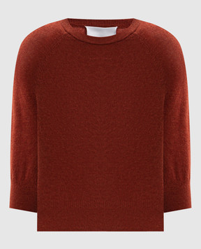 3.1 Phillip Lim Terracotta wool jumper with short sleeves P26270588CWB