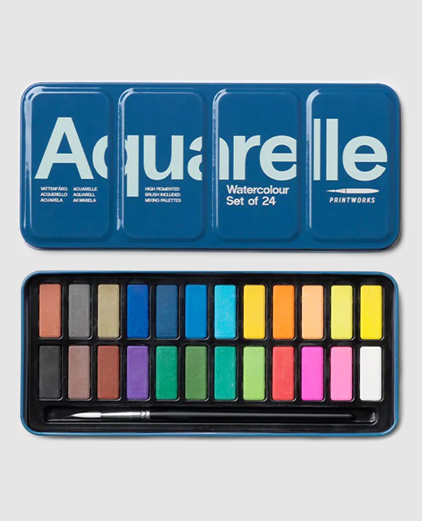 

Aquarelle watercolor paint set Printworks, Blue
