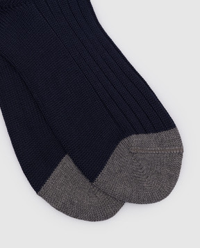 Brunello Cucinelli Blue socks MCS93551