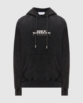 Off-White Gray Xerox Star hoodie 44MBB085F5F005