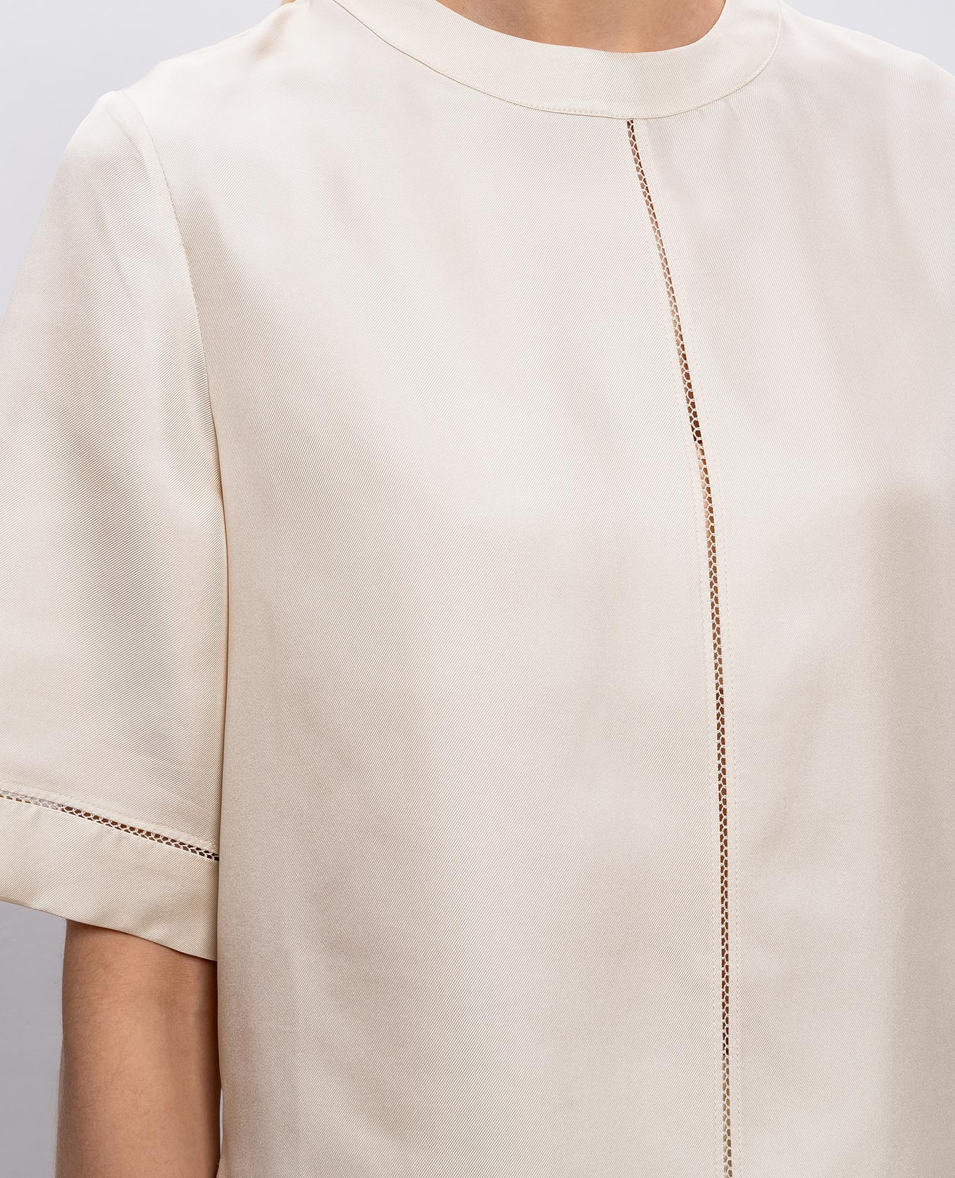 

Beige HAVANA silk blouse Loulou de Saison