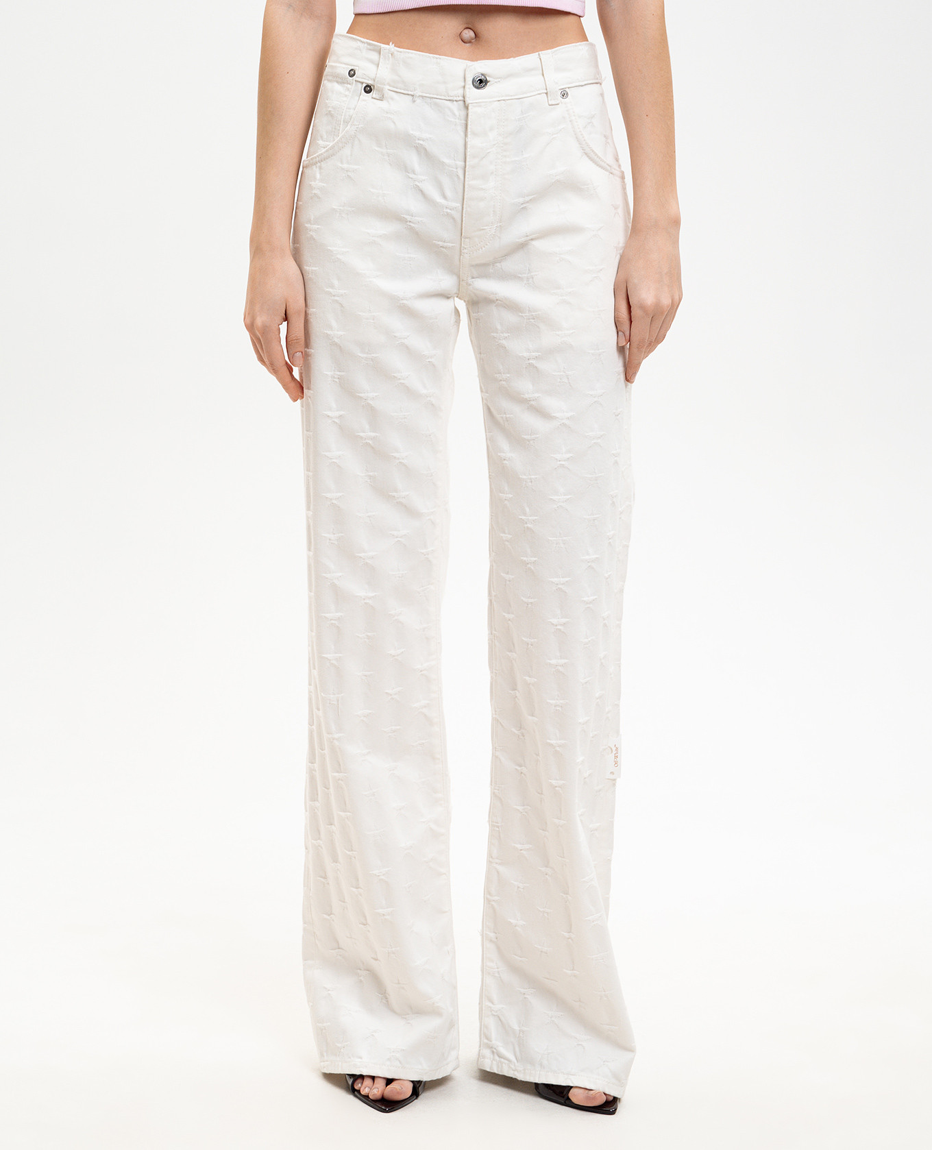White Star flare jeans Off-White 3