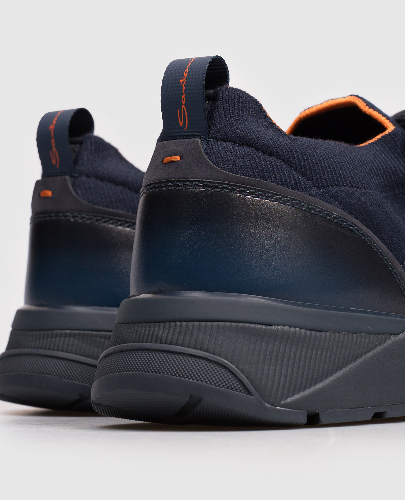 Blue sneakers Santoni 5