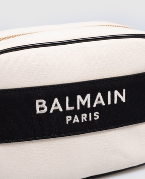Balmain Ivory children's bag with logo embroidery BY0B68Z0042