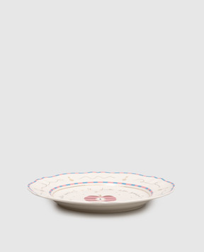 Bitossi Home White porcelain dinner plate Apple PAN01004