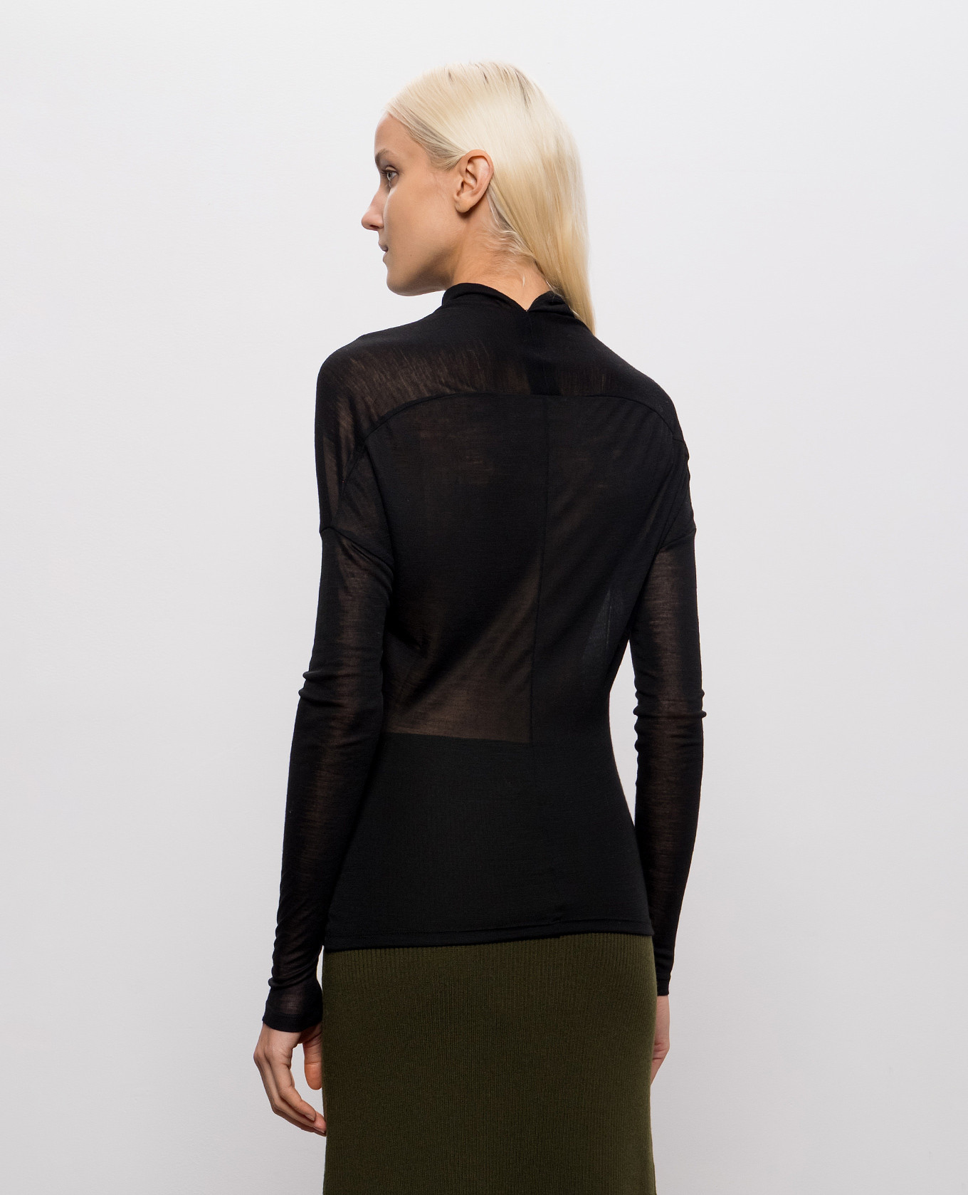 Black top with wool Victoria Beckham 4