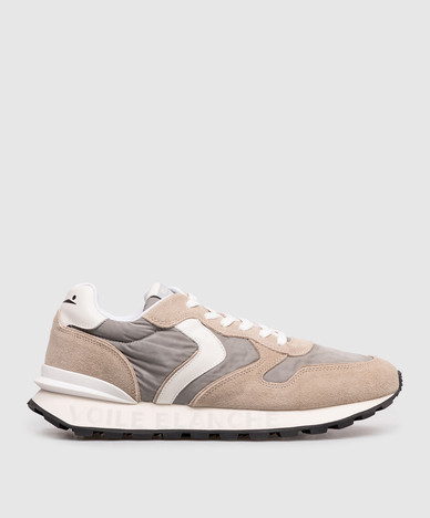 Beige Paris Race combination sneakers