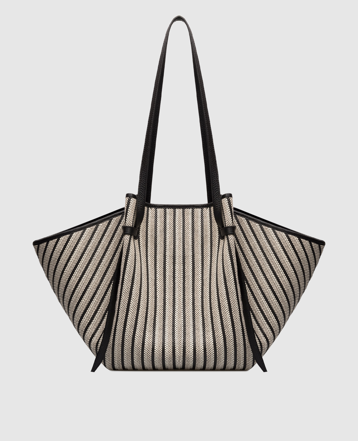

Mochi striped tote bag YUZEFI, Beige