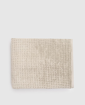 L'appartement Texture terry towel, khaki TEXTURECOTTONHANDTOWEL