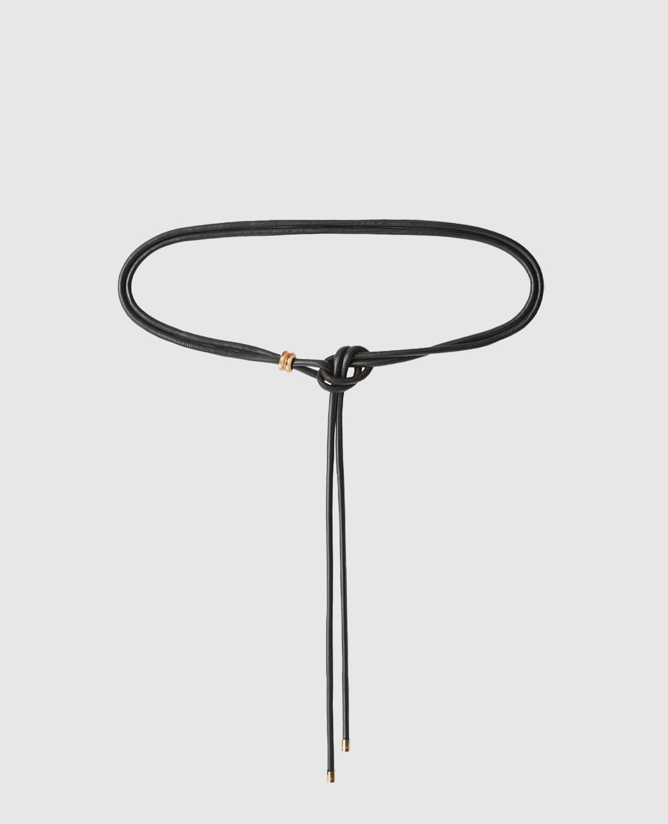 

Black leather belt APOLO Agnona