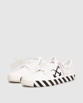 Off-White White Vulcanized Undercut Sneakers OWIA28QC99FAB001