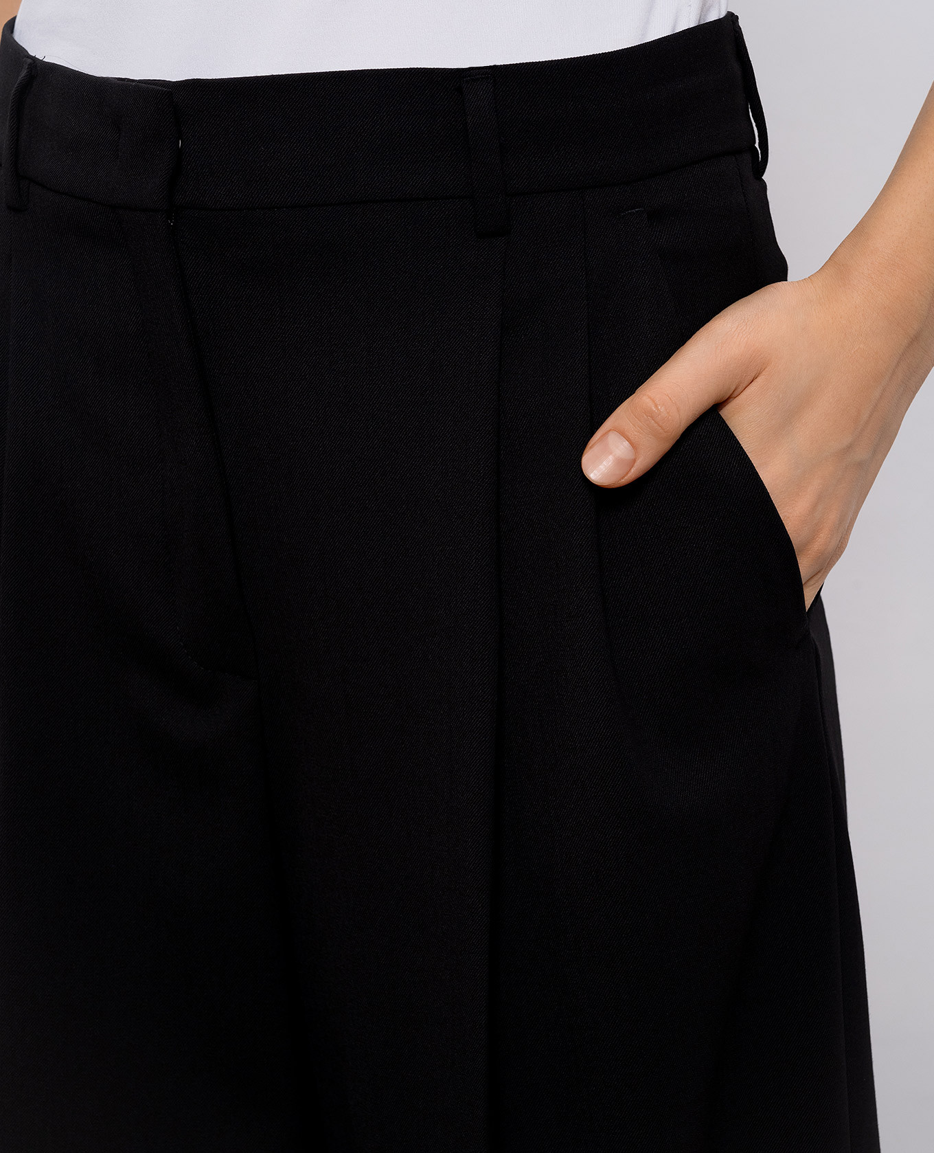 

DASTA black wool pants Max Mara Weekend