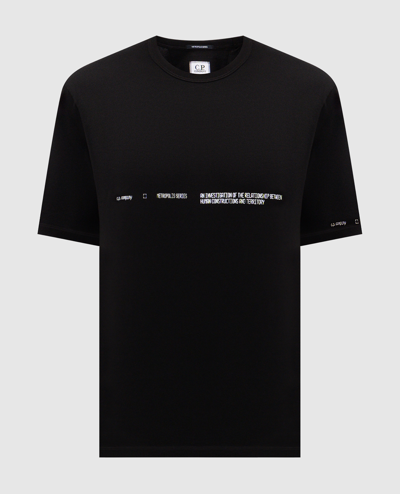 

Black T-shirt with print C.P. Company Metropolis