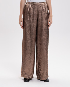 Momoni Brown Baccarat BIS pants MOPA06617MO