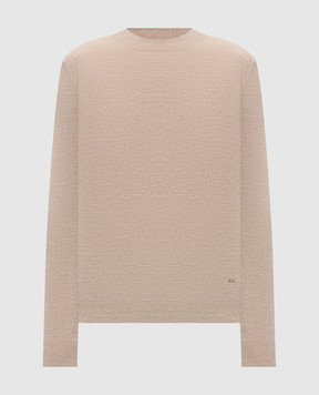 Enrico Mandelli Beige wool sweater 4K163A5270