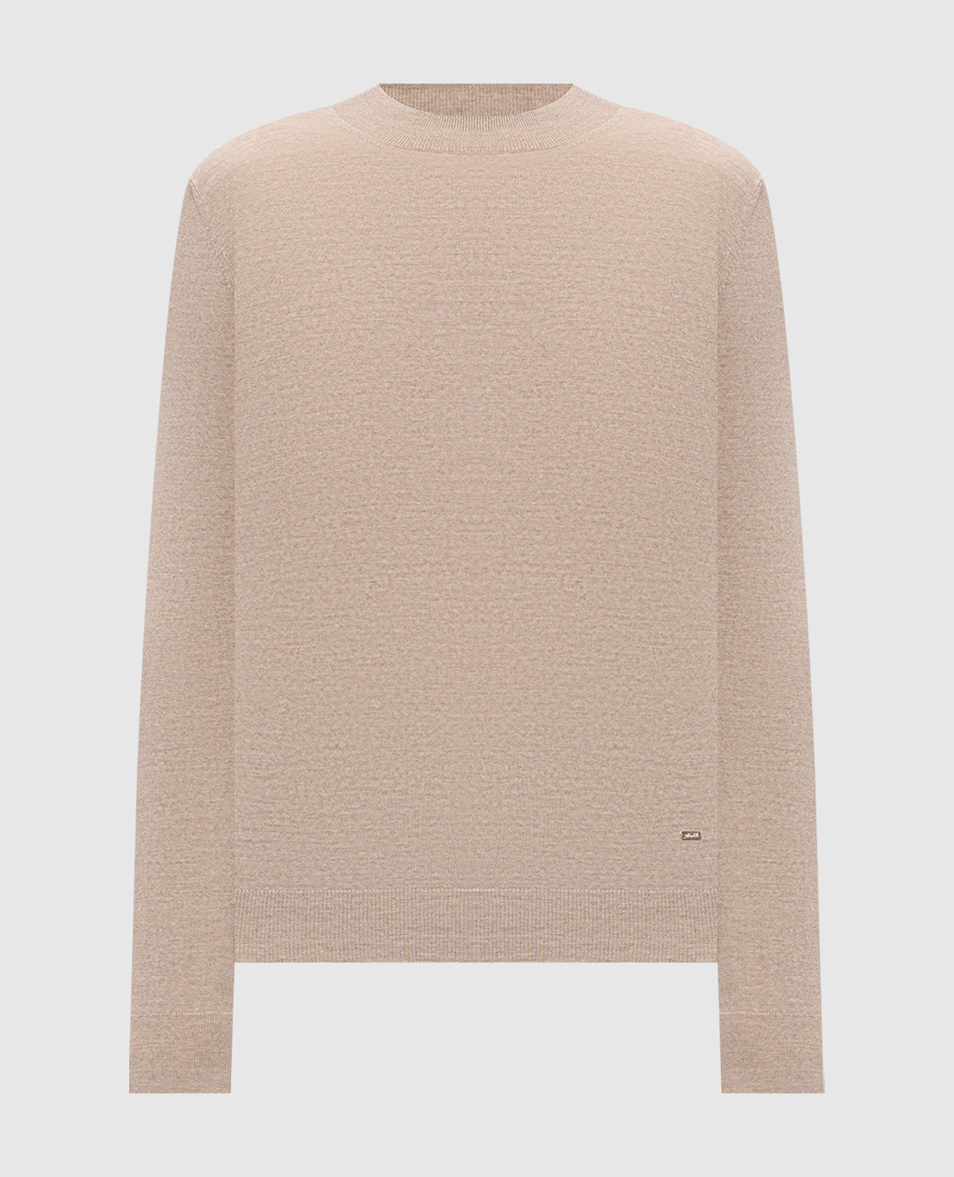 Beige wool sweater