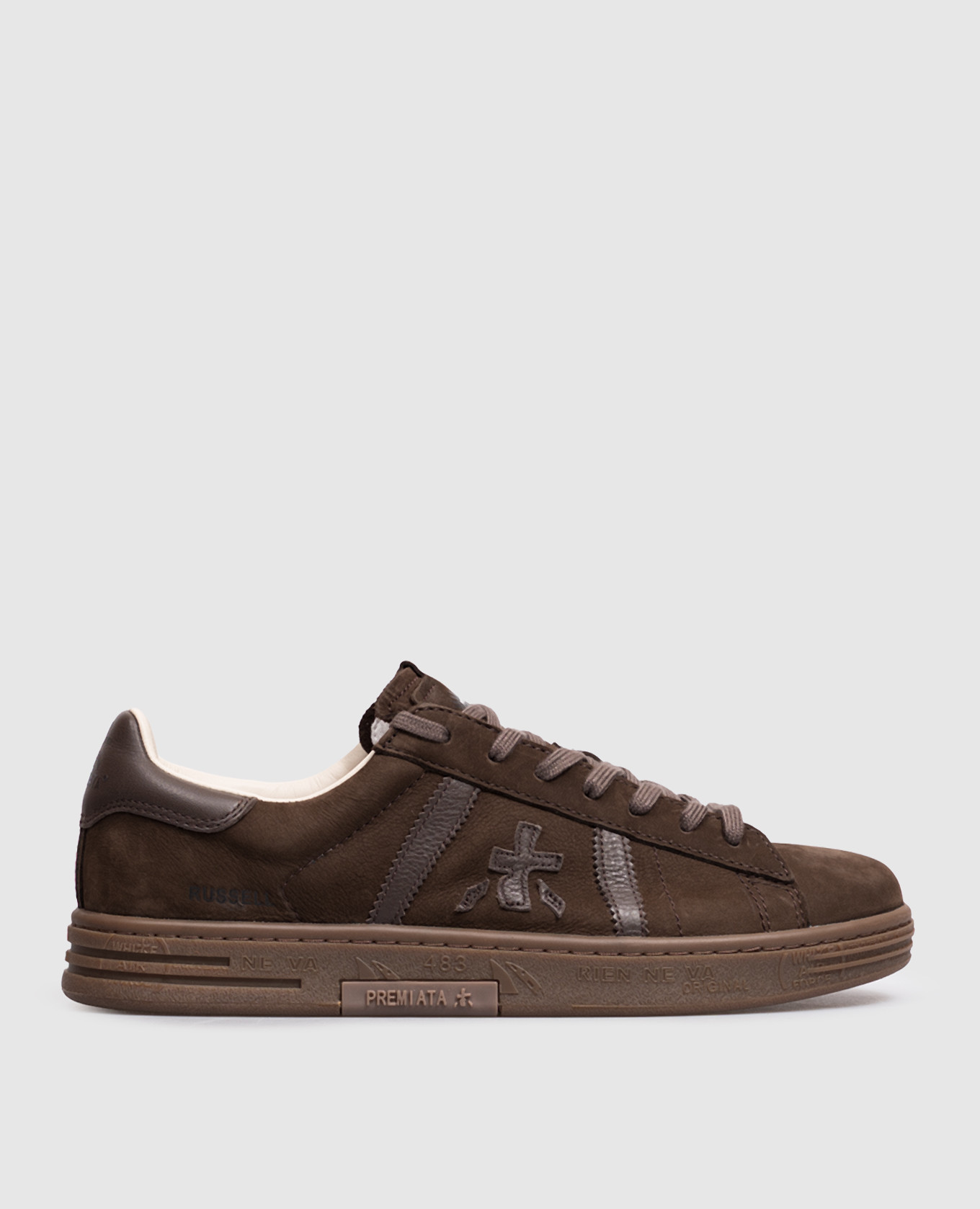 Brown RUSSELL nubuck sneakers