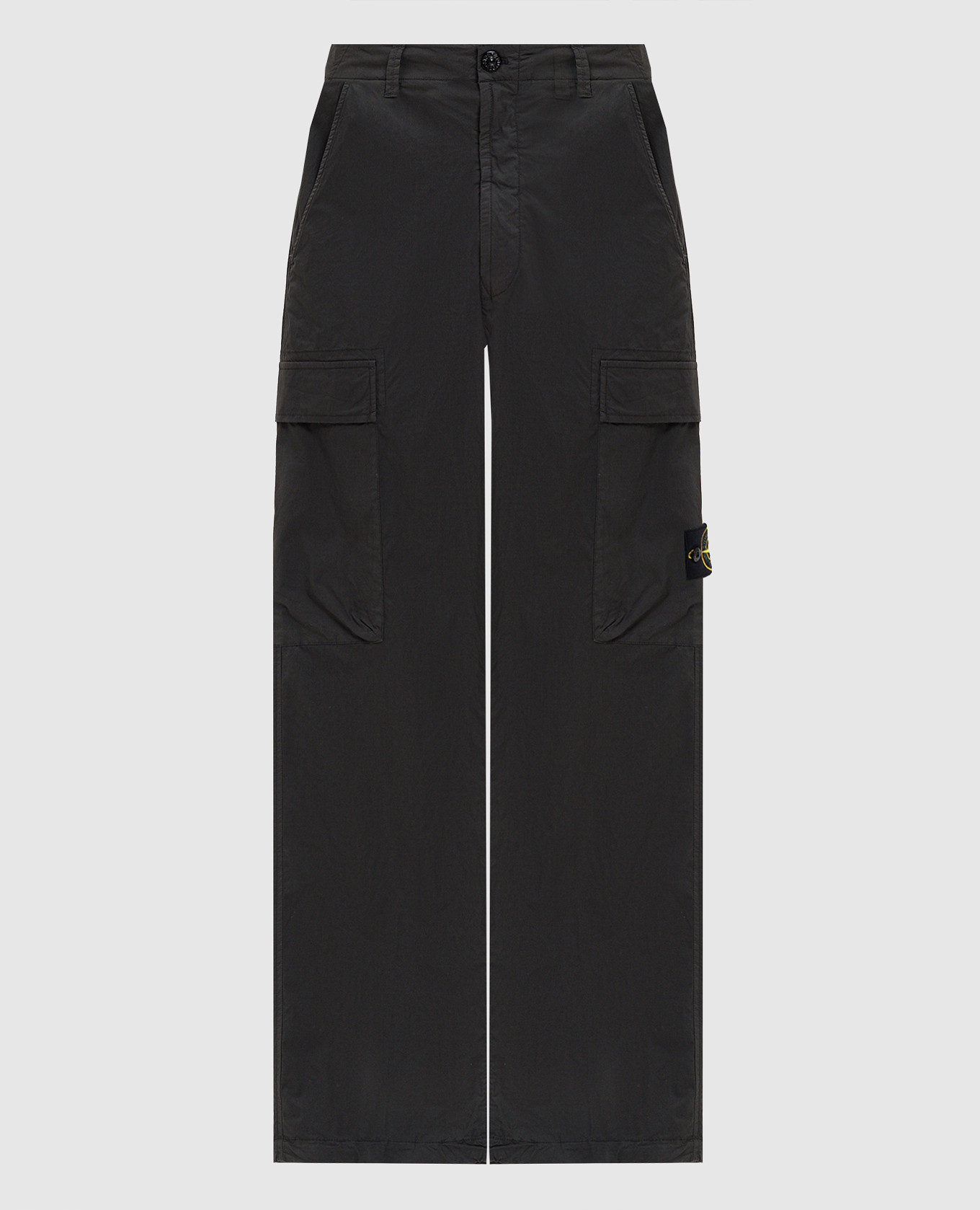 

Grey cargo pants with logo patch Stone Island