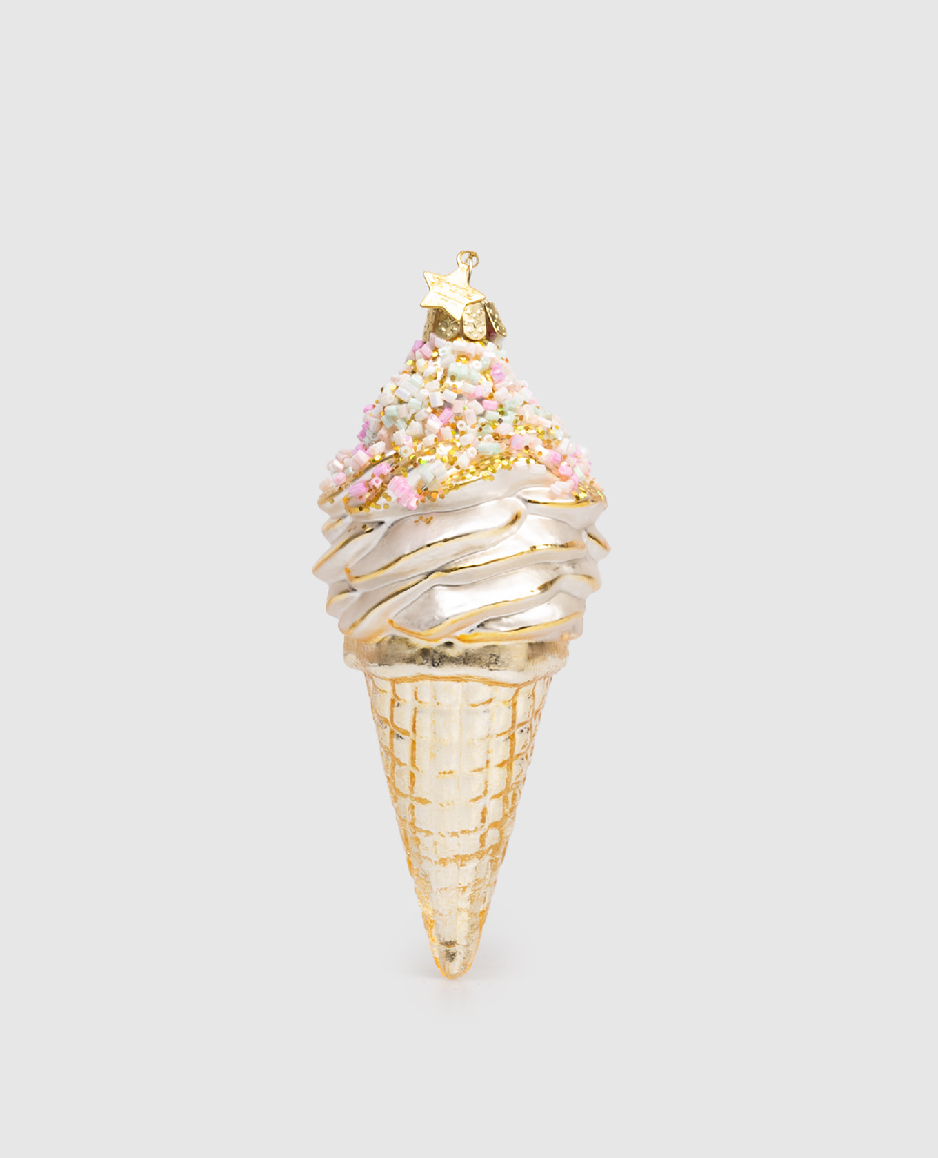 

Icecream Christmas tree toy Vondels, Golden