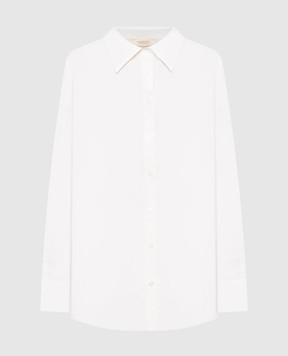 Twinset White shirt with logo embroidery 261TE2010