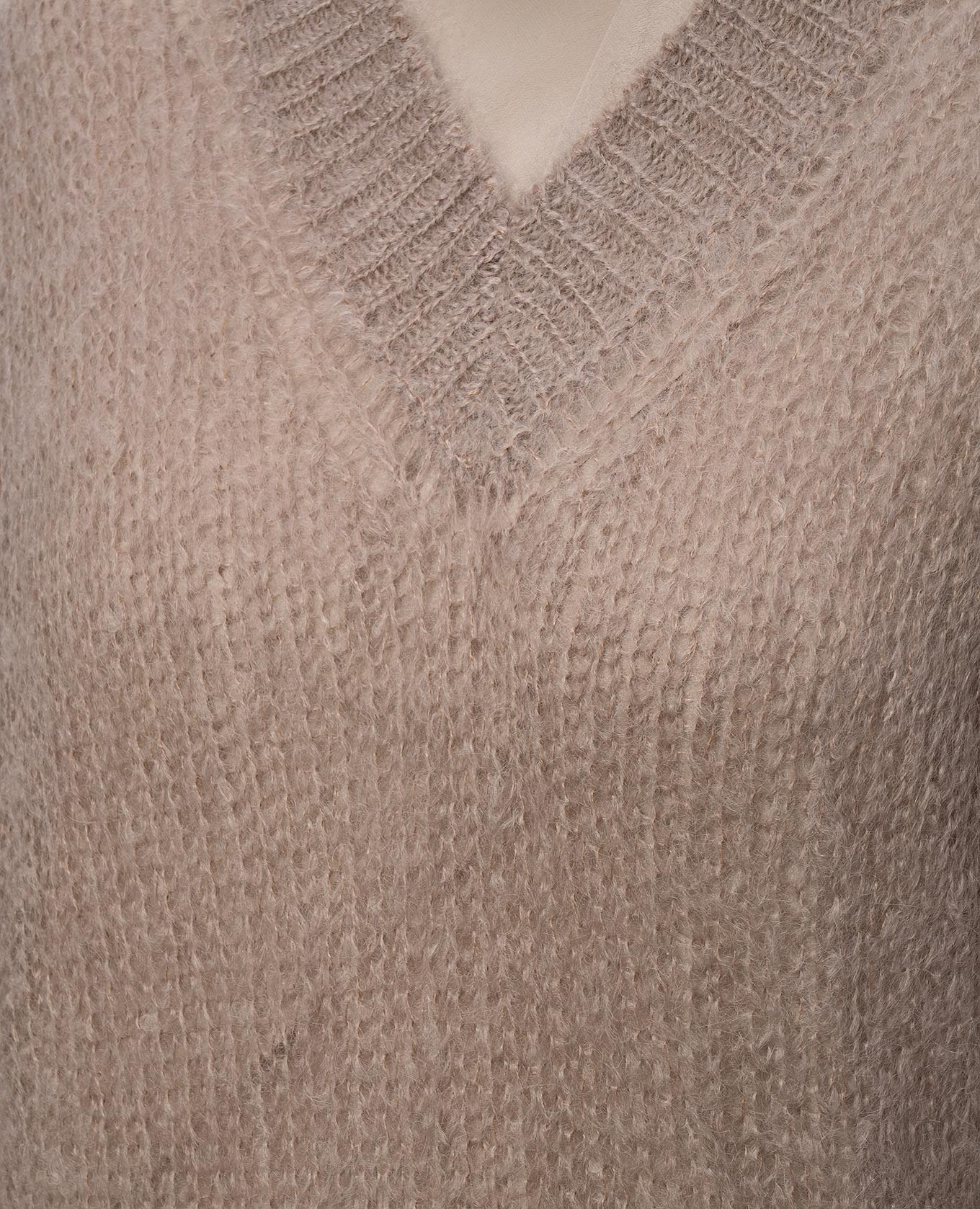 Beige wool pullover Brunello Cucinelli 5