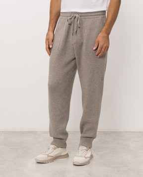 Brunello Cucinelli Beige cashmere joggers M22704849G