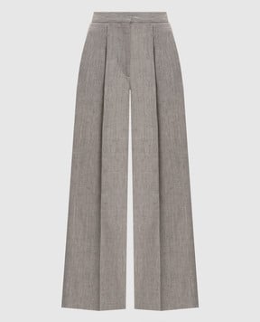 Loulou de Saison Hamet gray linen pants HAMET